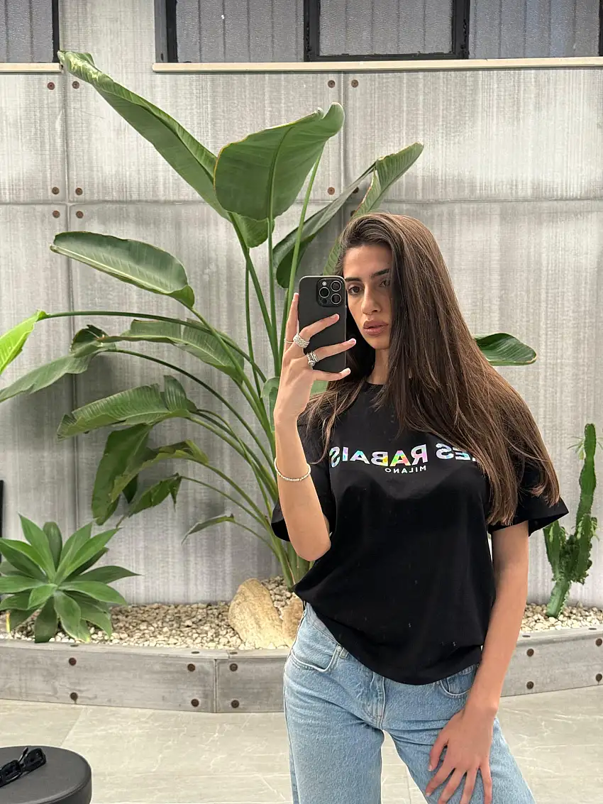 LES RABAIS MILANO – T-Shirt Unisex Oversize "Holographic"