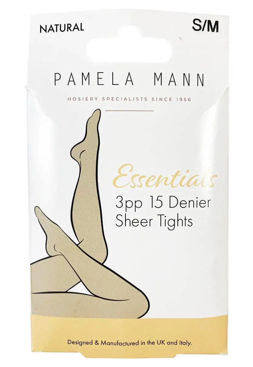 Pamela Mann - 15 Denier Sheer Pack Of 3 Essential Nude - Collant
