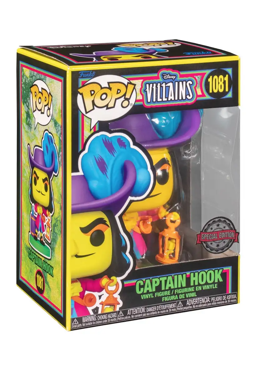 Peter Pan - Hook (Blacklight) POP! Vinyl - Funko Pop
