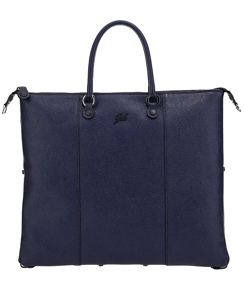 Gabs G3 Plus M Borsa Zaino Trasformabile Hobo Shopper Tote Bauletto in Pelle Blu inchiostro