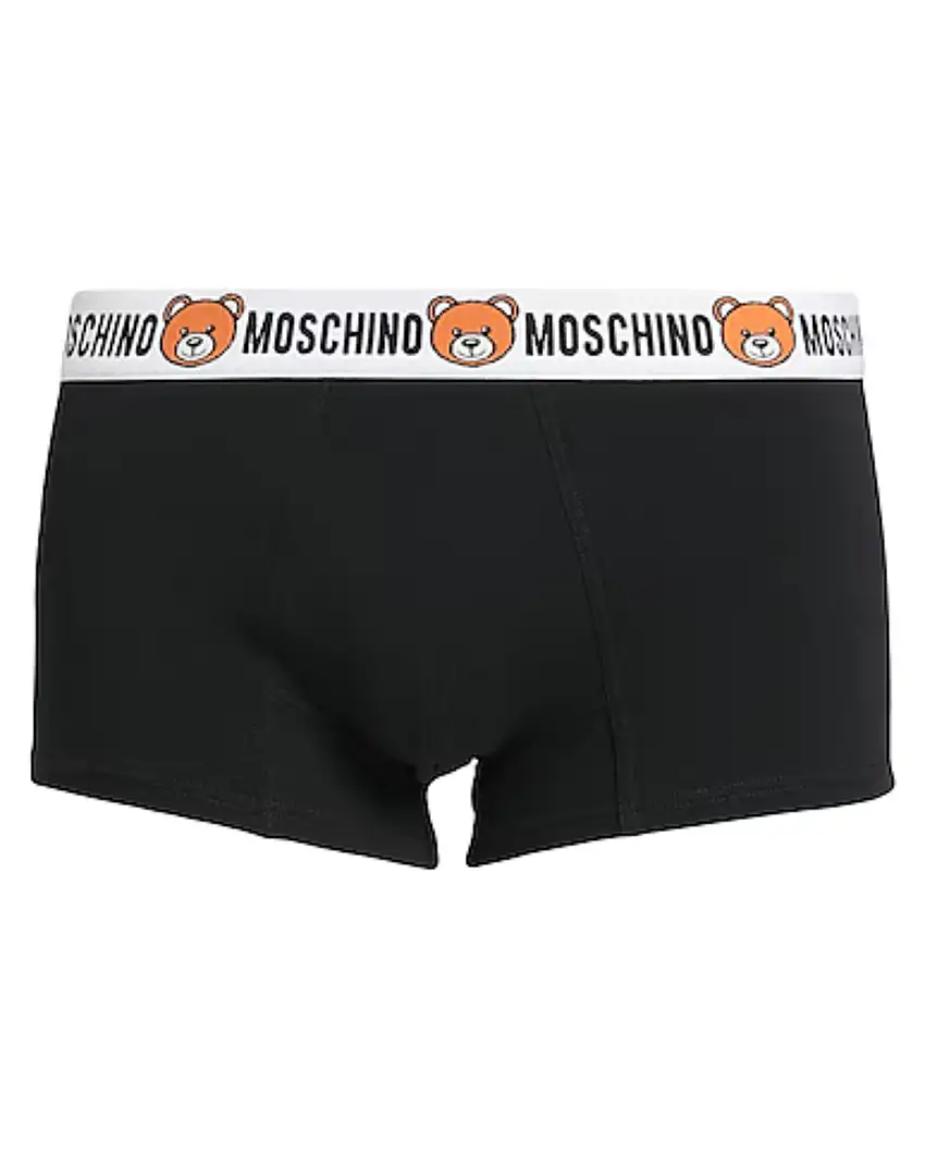 Moschino Underbear Set 2 Boxer Cotone Nero