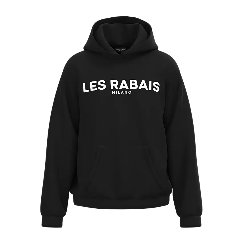 Les Rabais Milano Felpa big logo black