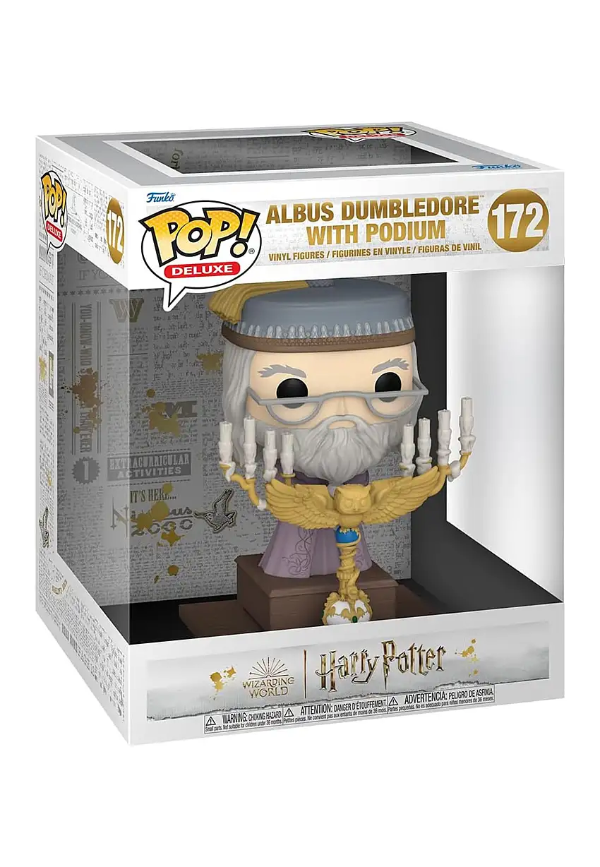 Harry Potter - Dumbledore w/Podium POP! Deluxe - Funko Pop