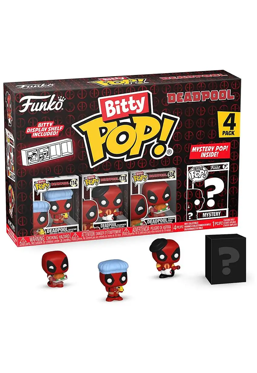 Deadpool - Bathtime Bitty POP! 4PK - Funko Pop