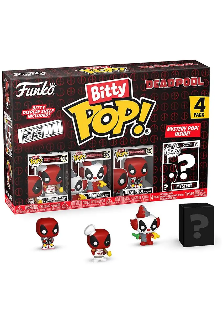 Deadpool - BBQ Master Bitty POP! 4PK - Funko Pop