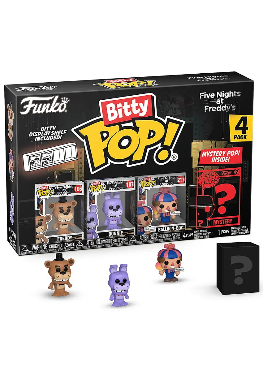 Five Nights At Freddy's - Freddy Bitty POP! 4PK - Funko Pop