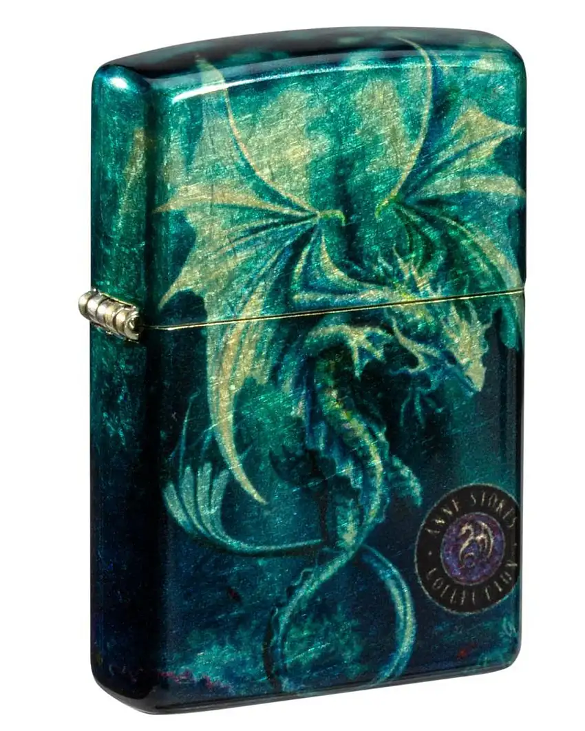 Zippo accendino Ricaricabile Antivento Made In Usa Nel Box Regalo Verde Unisex