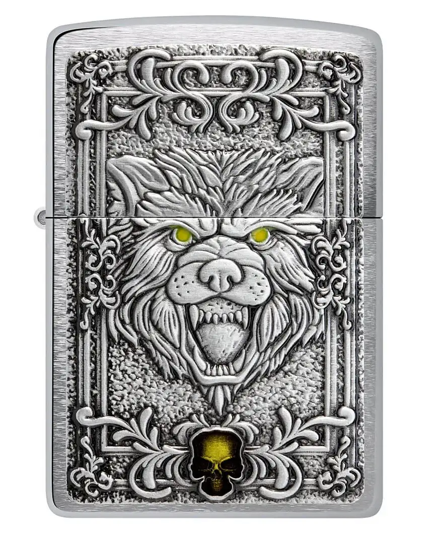 Zippo Antivento leone Ricaricabile Multicolore 48690