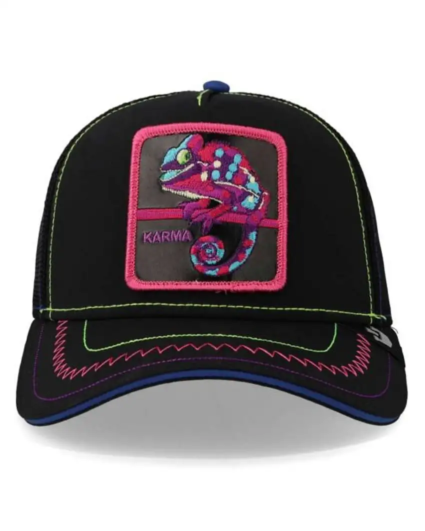 Goorin Bros. Baseball Trucker Cap Camaleonte Karma Nero Unisex