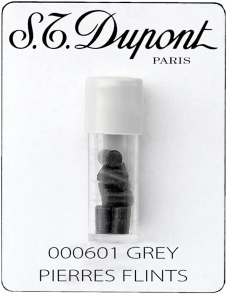 S.t.dupont Pietra Focaia Grigia Pietrine Refill Ricambio Originale Grigio Unisex