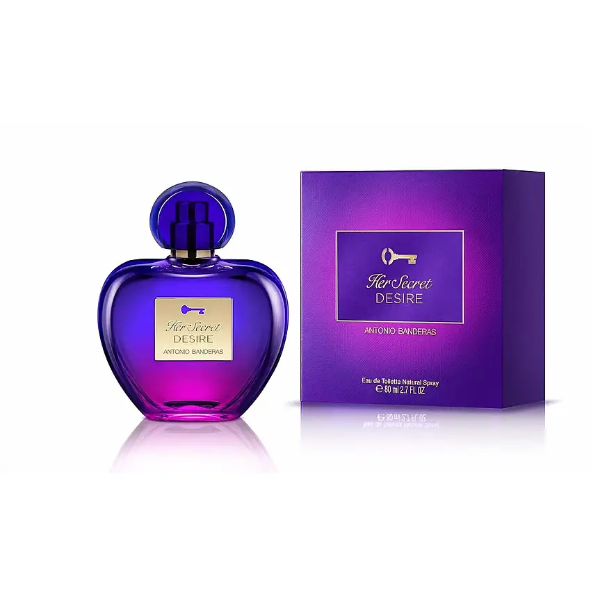 Profumo Donna Antonio Banderas Her Secret Desire EDT 80 ml 27276408