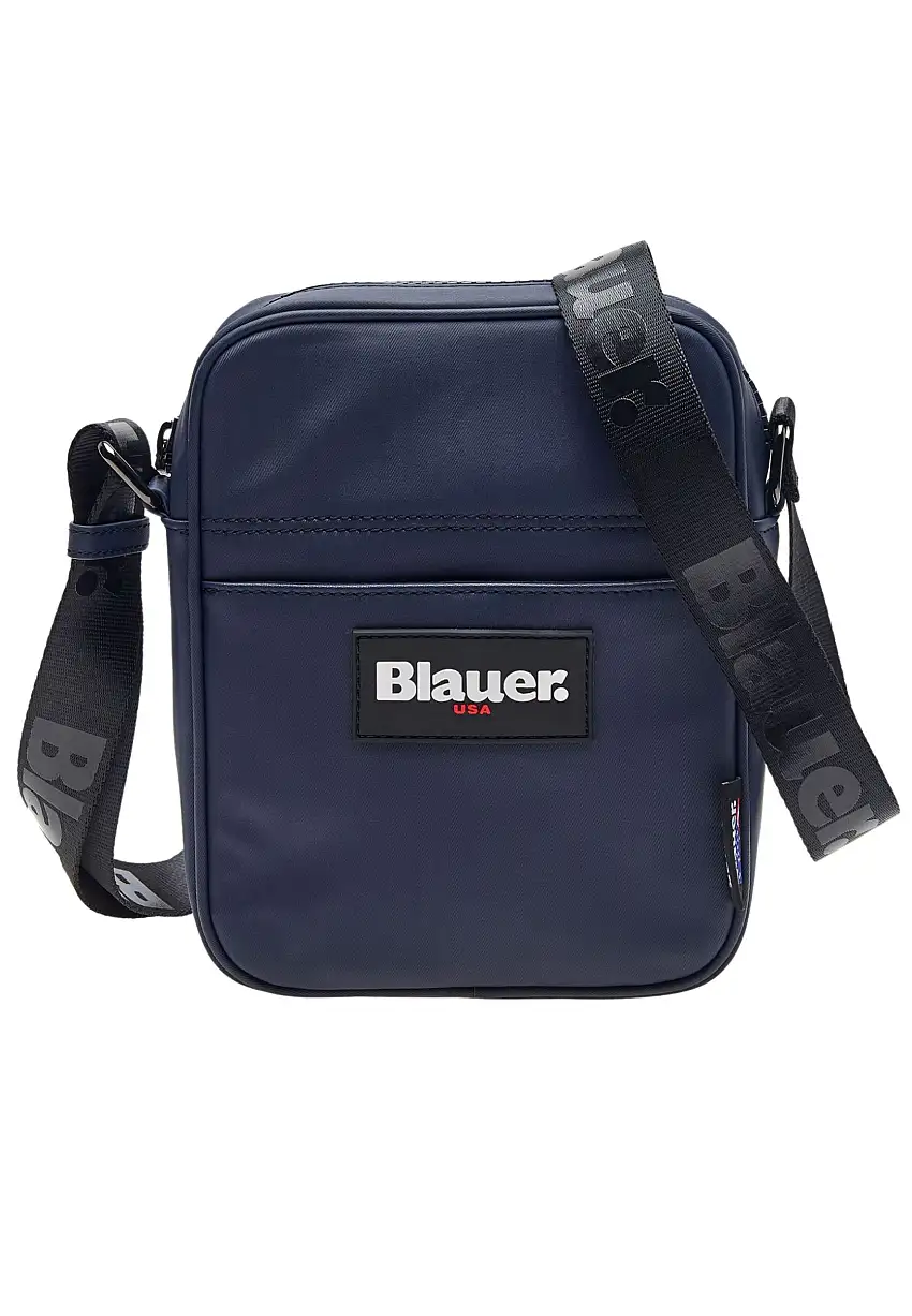 Blauer Borsa Tracolla Coated Taslan Crossbody Blu