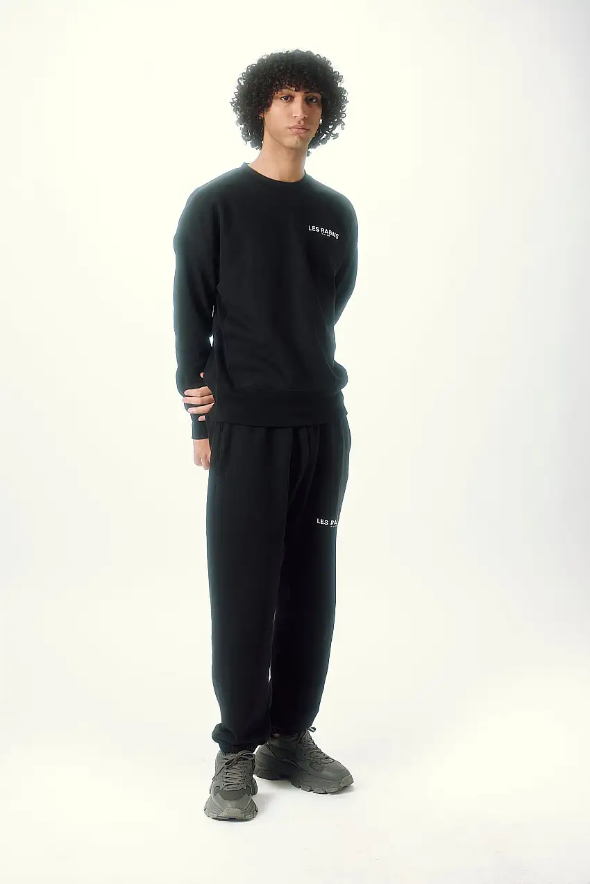 Les Rabais Pantalone tuta con small logo