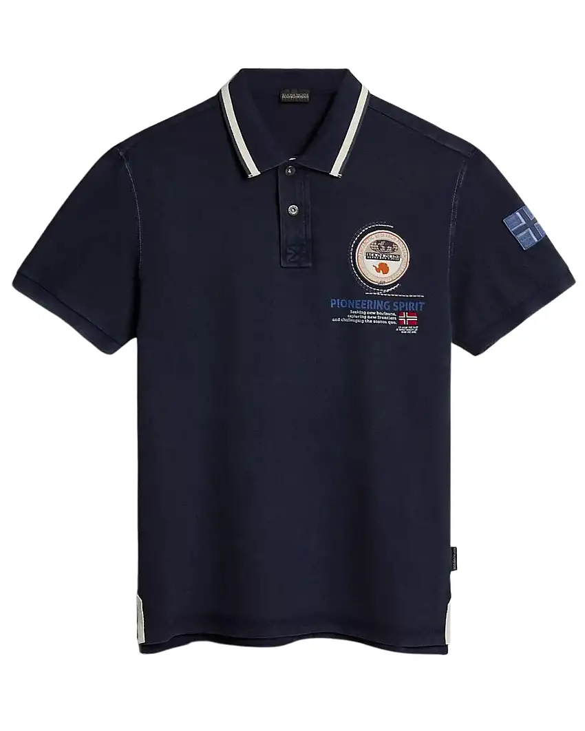 Napapijri Polo Gandy Cotone Blu