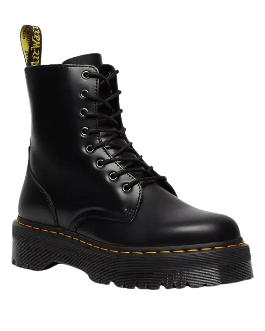Dr. Martens anfibi boot Jadon Black Polished Smooth Nero 15265001