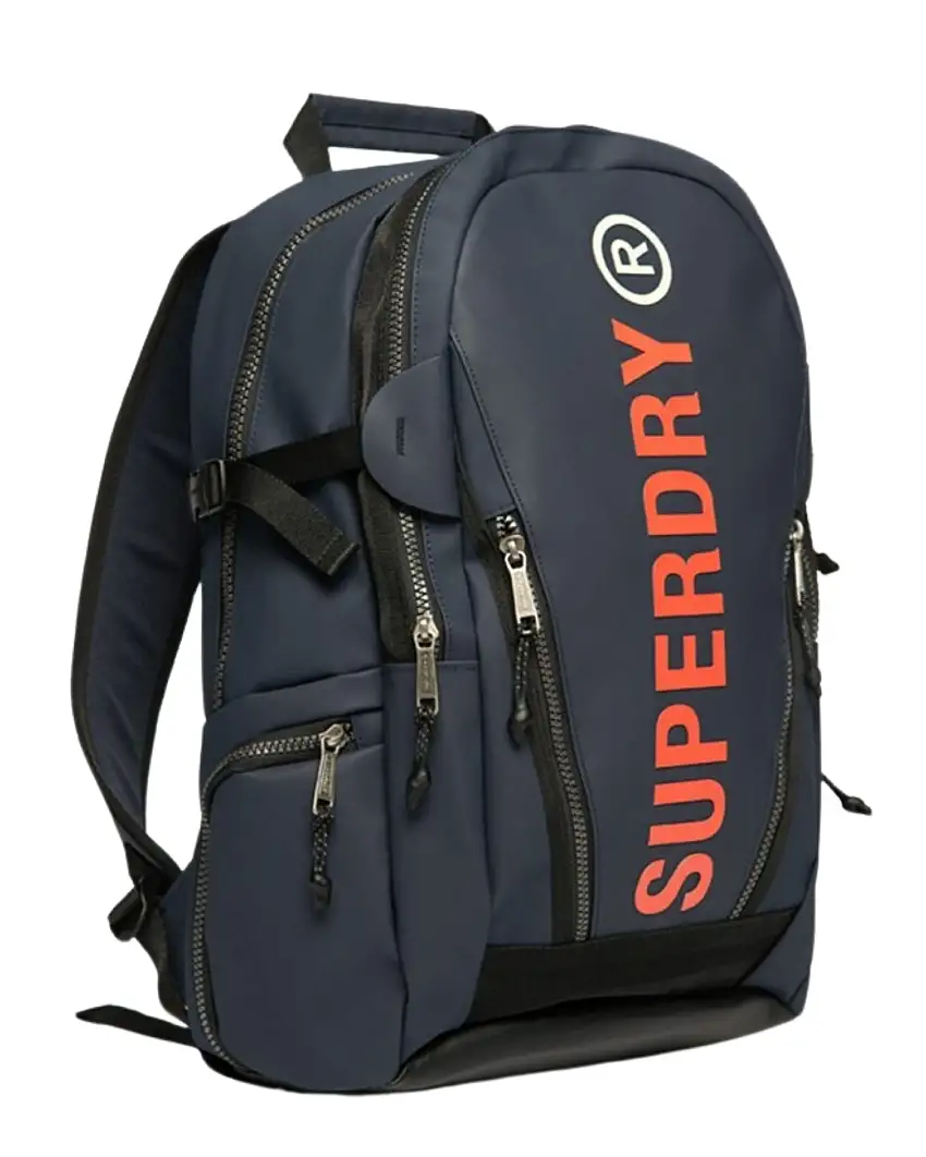 Superdry Zaino capiente 21 litri tasche escursionismo city scuola Tarp Blu