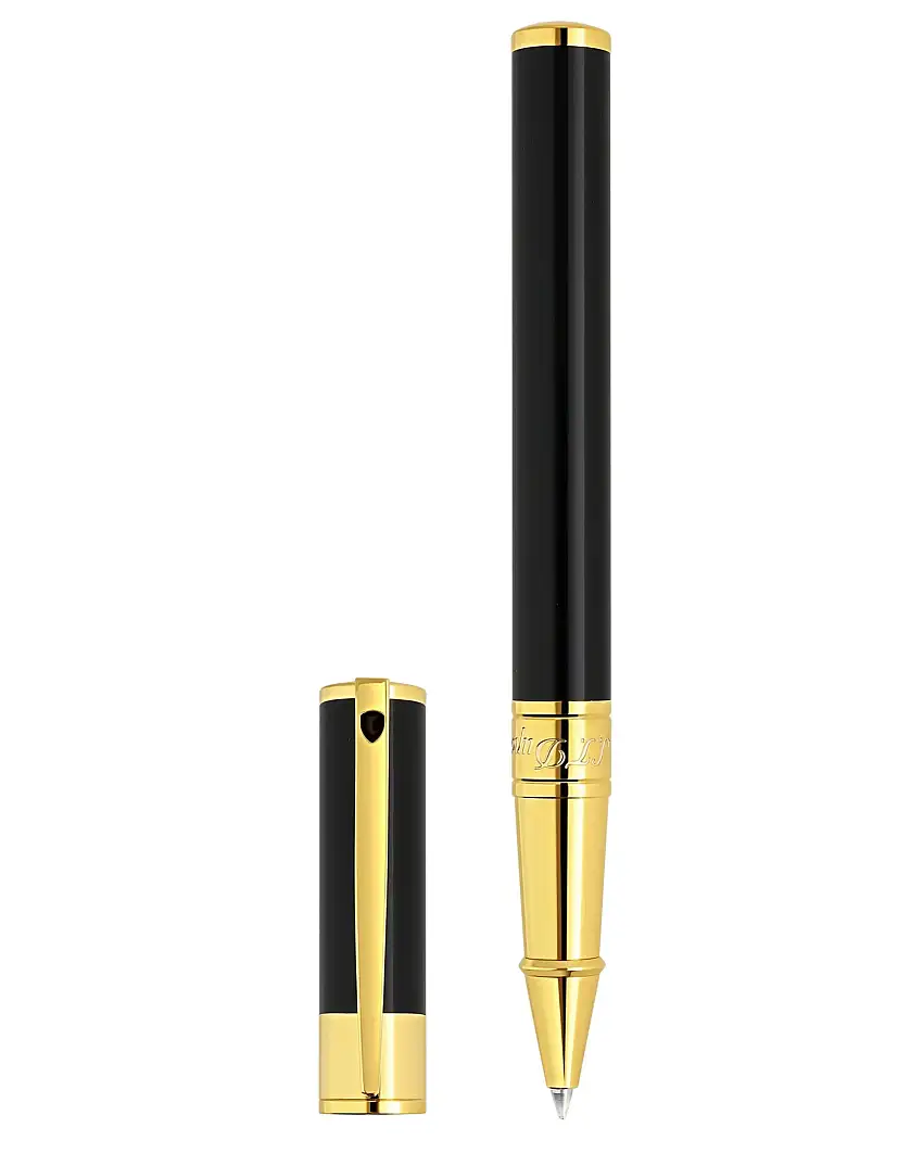 S.t.dupont penna roller nel Box Regalo Logato Nero 262202