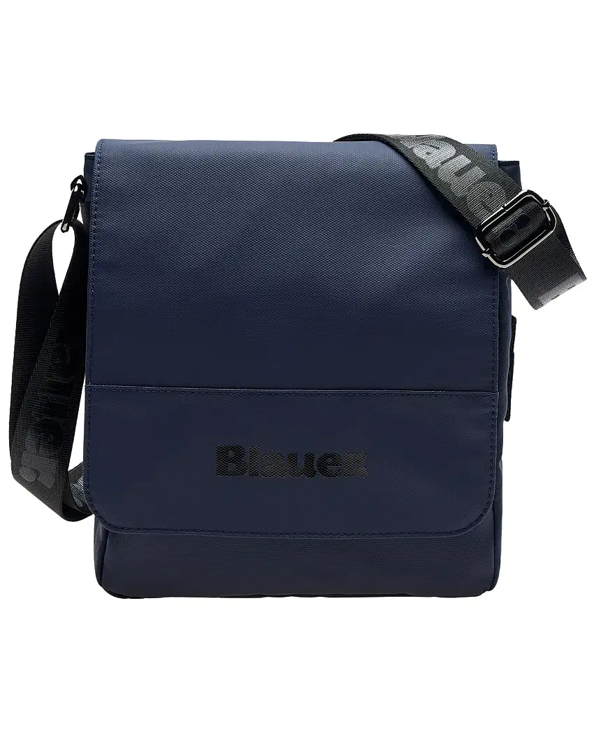 Blauer Borsello camera bag 27x24x7 Cm Circa Cerato Blu Uomo