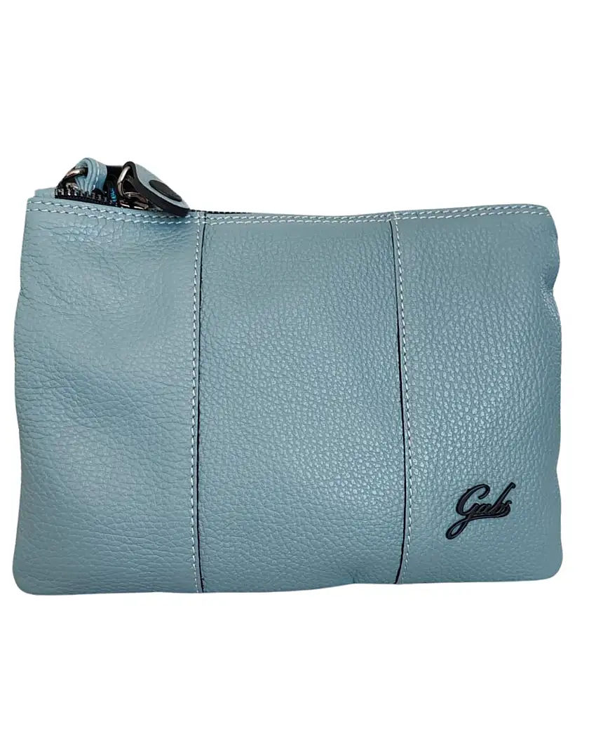 Gabs Pochette Donna con Tracolla Blu Mineral Logo Nero