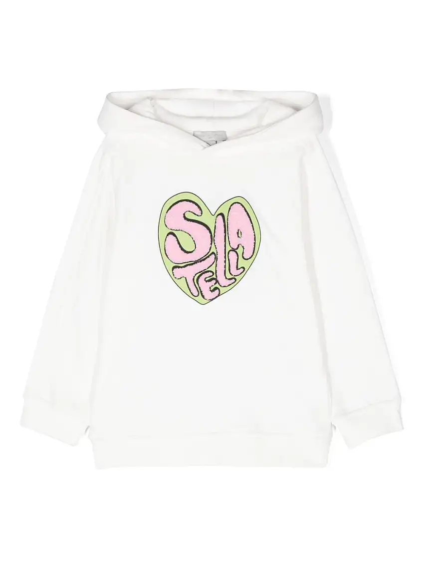 Stella McCartney KidsFelpa Stella con cappuccio