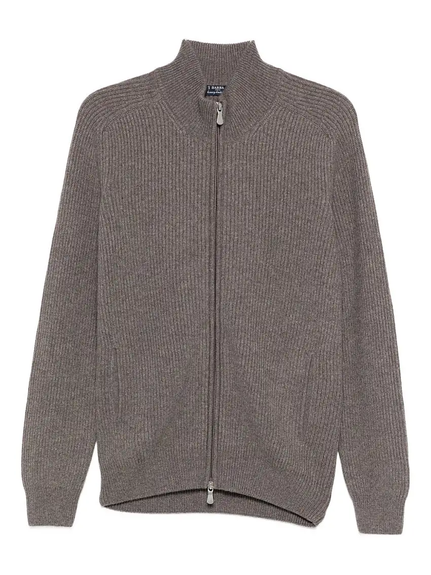 BARBA Cardigan tortora