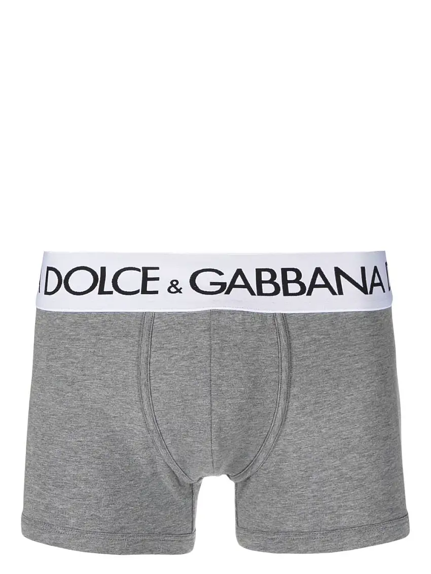 Dolce & GabbanaBoxer Cotone elasticizzato grigio