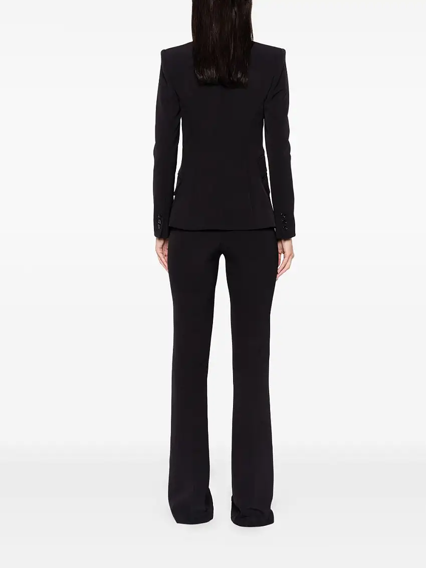 Elisabetta Franchi Abito nero con collo a scialle