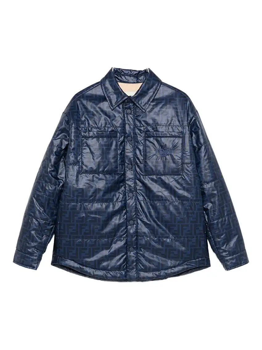 Fendi KidsGiacca camicia imbottita