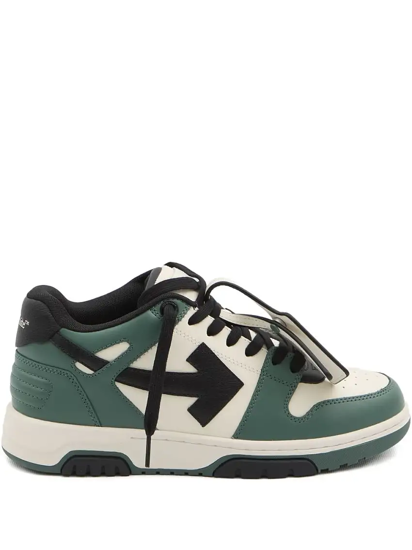Off White Sneakers Out Of Office Verde/Bianco