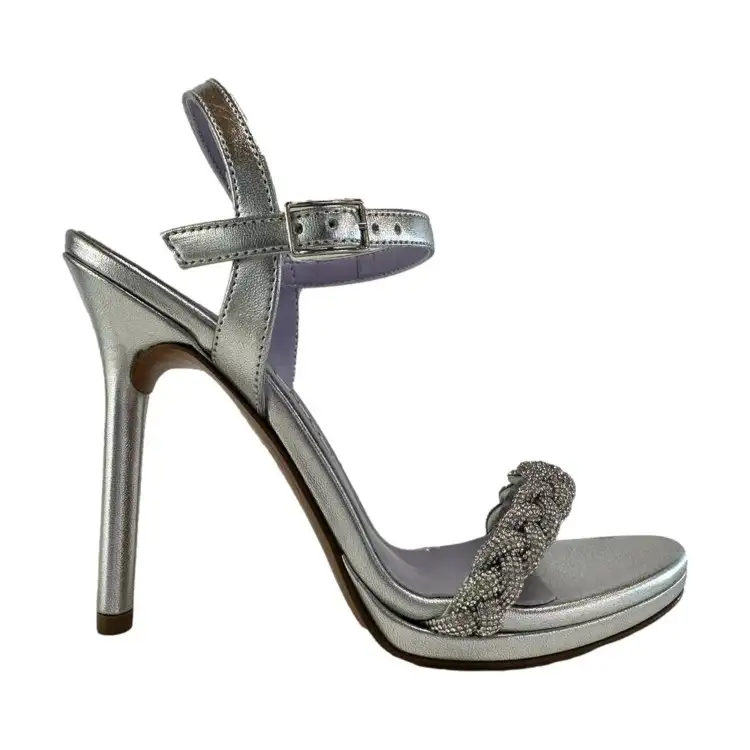Albano 3258 Sandali Donna Tacco Alto Argento