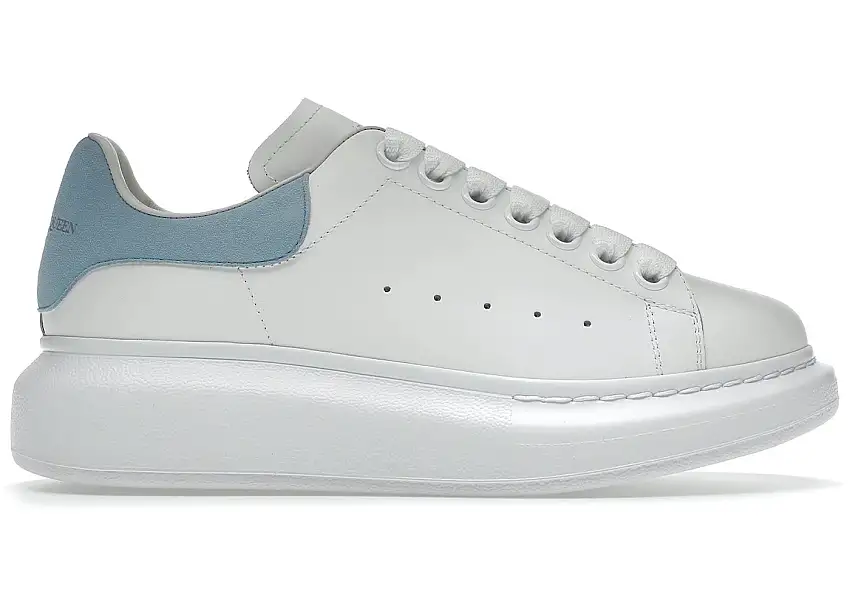 Alexander McQueen Oversized White Grey Blue