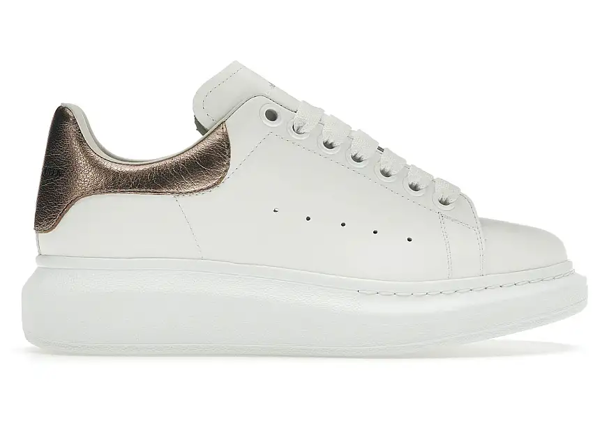 Alexander McQueen Oversized White Rose Gold