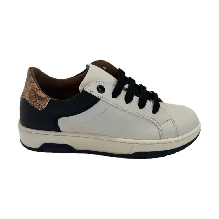 Alviero Martini 1a Classe N1793 1364 X013 Scarpe Sneakers Bambino Bianco Nero Geo