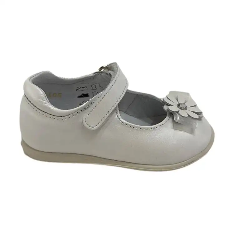 Balocchi 131406 Luxor Scarpe Bambolina con Primi Passi Strappo per Bambina Bianco