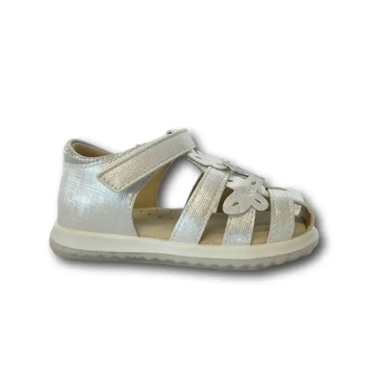 Beppi 2184381 Scarpe Bambina Sandali Primi Passi con Cinturino Bianco