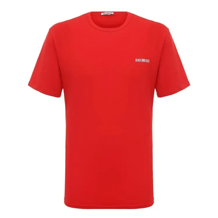 Bikkembergs PUPINO T-Shirt Maniche Corte In Cotone Rosso