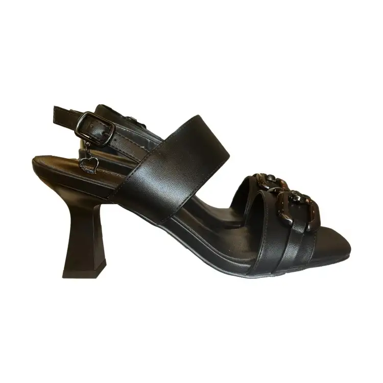 Braccialini Tua BA38 Sandali Donna Con Tacco Medio Black