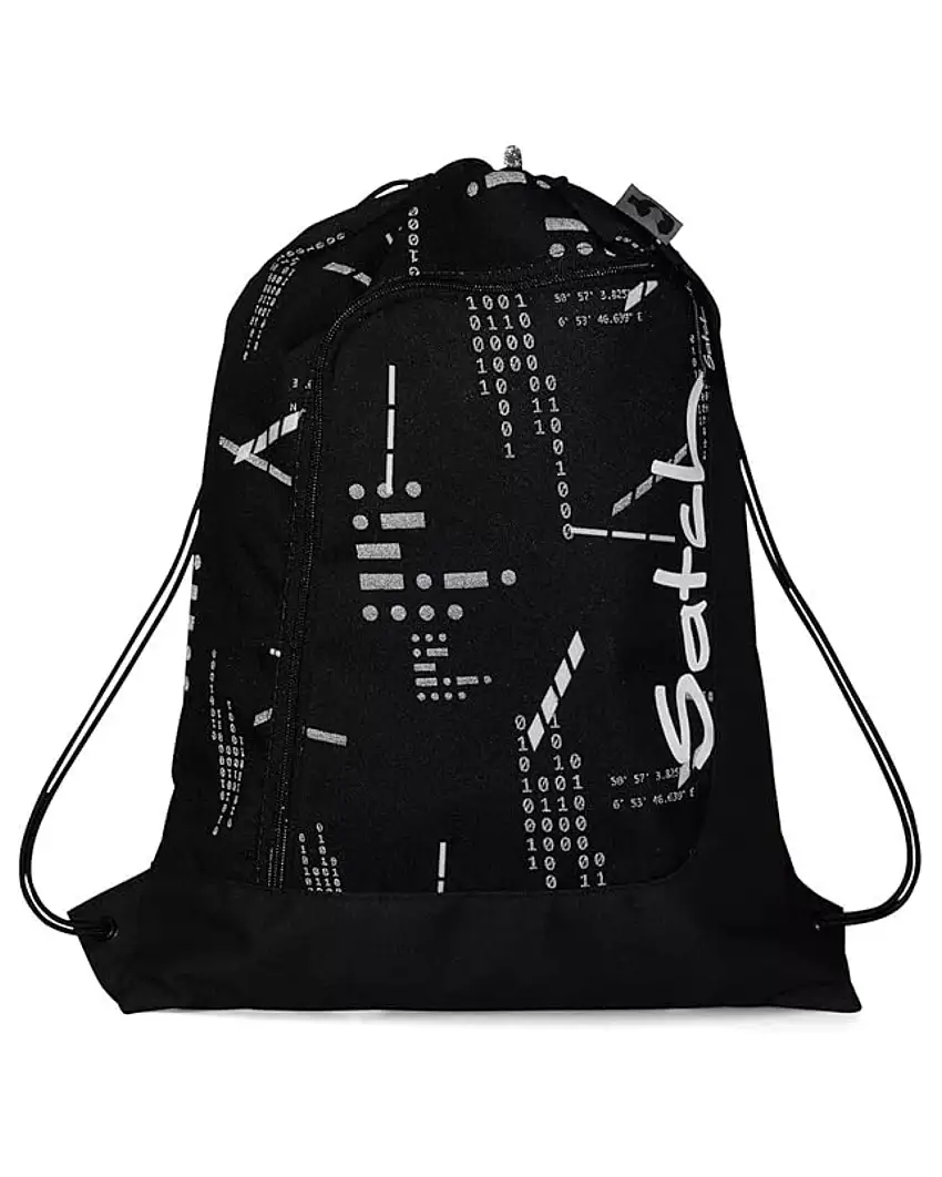 Satch Sacchetta 12 Litri Palestra Sport Nero Unisex