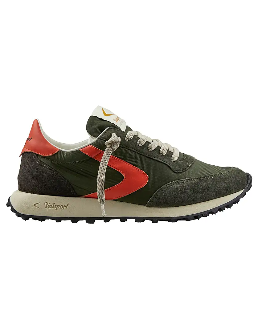 Valsport Sneaker Start Heritage Ripstop Verde Arancio Uomo