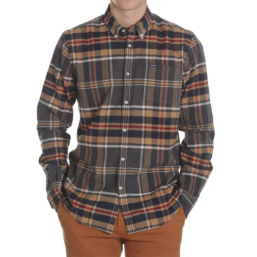 Camicie Uomo tartan con taschino