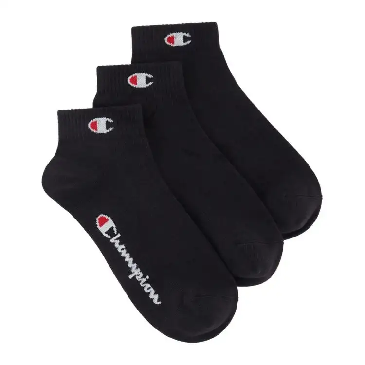 Champion U20099KK001 Socks Calze Unisex 3Pk Nero