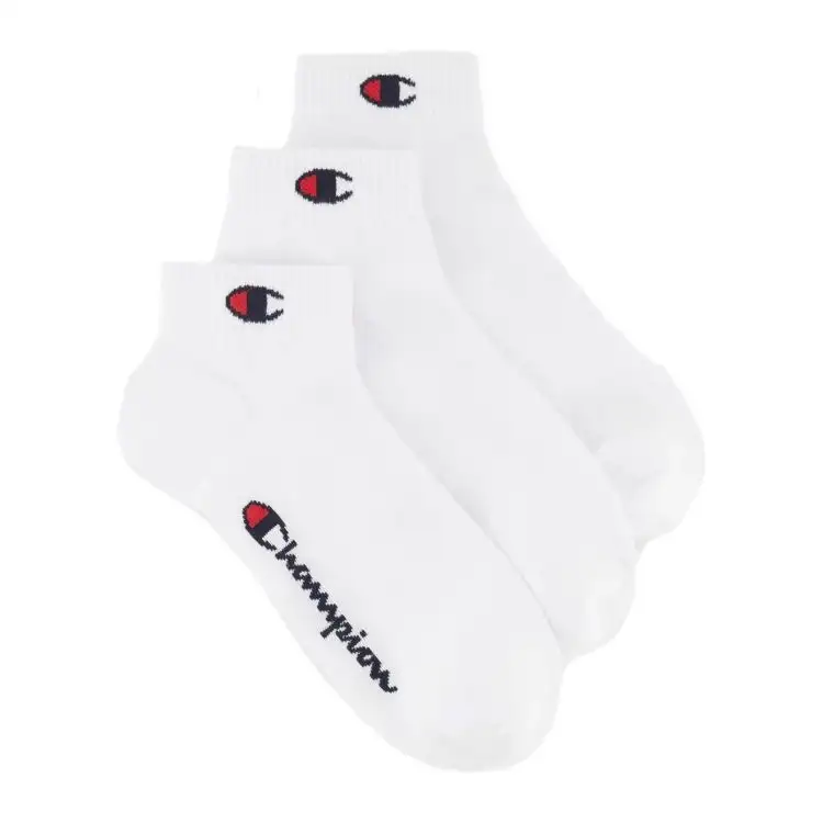 Champion U20099WW001 Socks Calze Unisex 3Pk Bianco