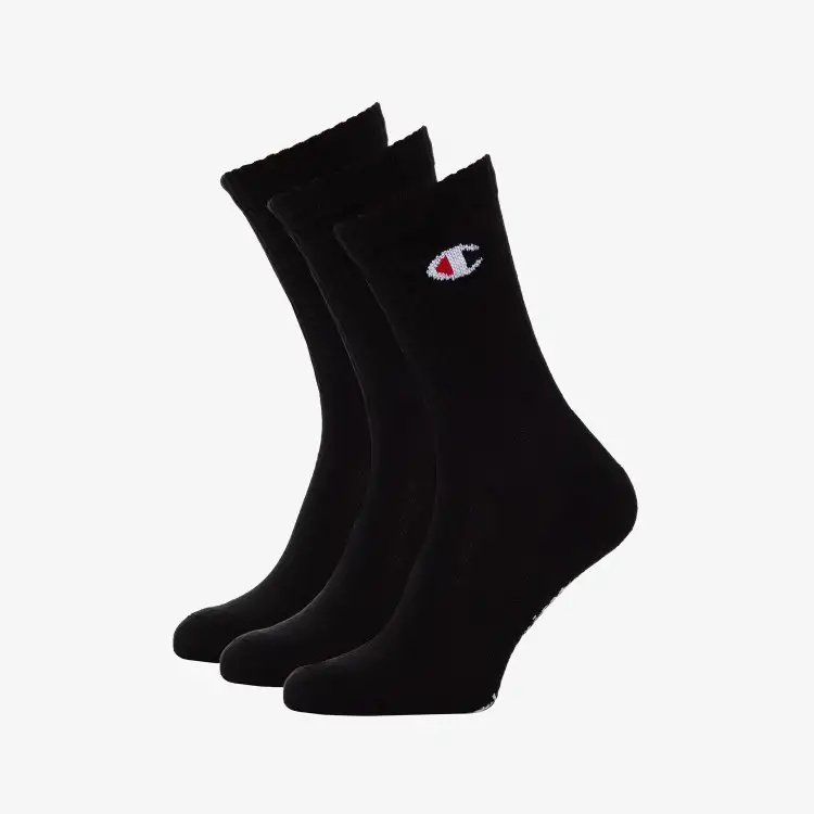 Champion U24558KK001 Socks Calze Unisex 3Pk Nero