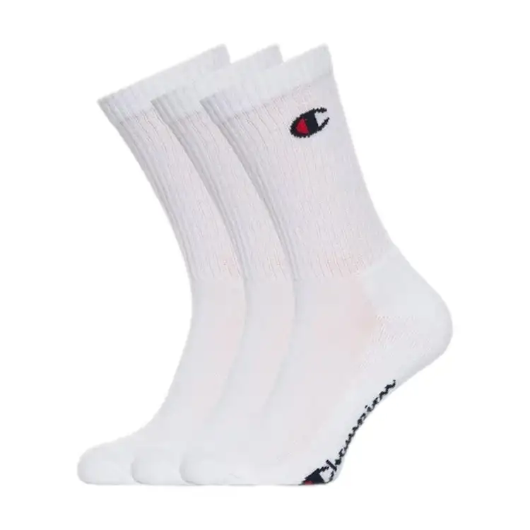Champion U24558WW001 Socks Calze Unisex 3Pk Bianco