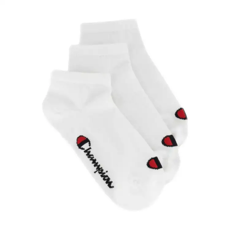 Champion U30043 Socks Calze Unisex 3Pk Bianco