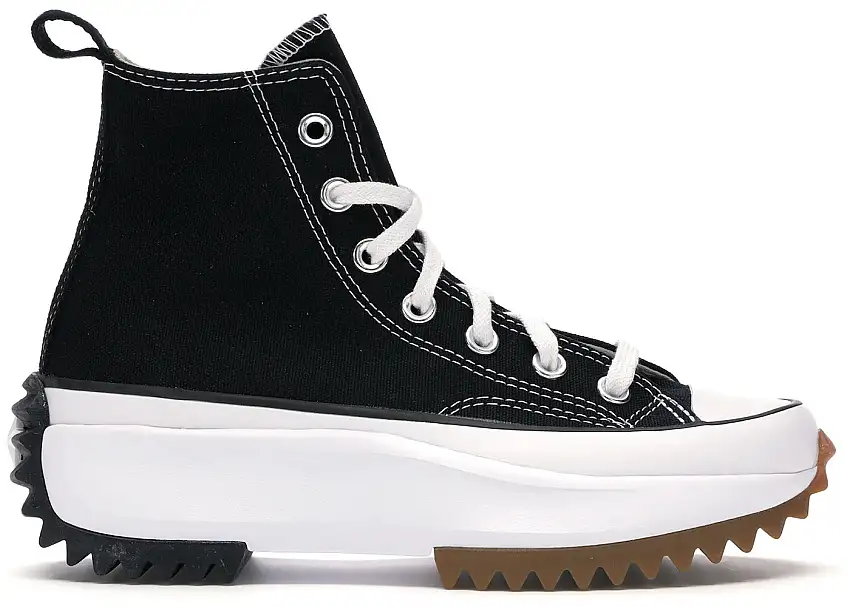Converse Run Star Hike Hi Black White Gum