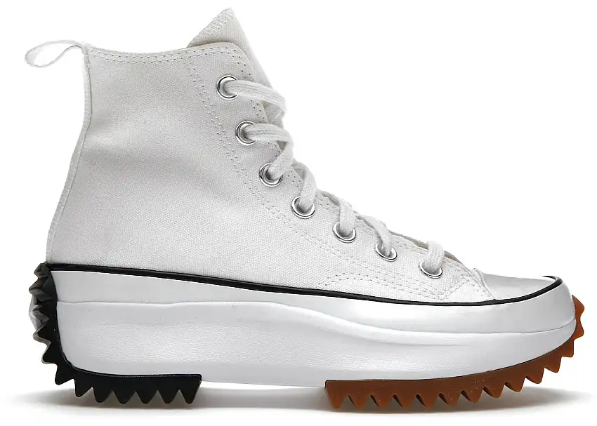 Converse Run Star Hike Hi White Black Gum