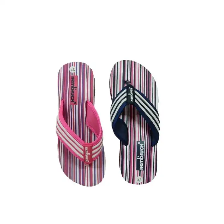 DM Virka Ciabatte Donna Infradito Mare Casa in Gomma con Zeppa Media