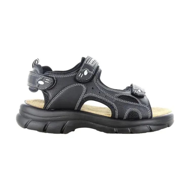 EASY WOLK 66A Scarpe Uomo Sandali Made in Italy Comfort Nero