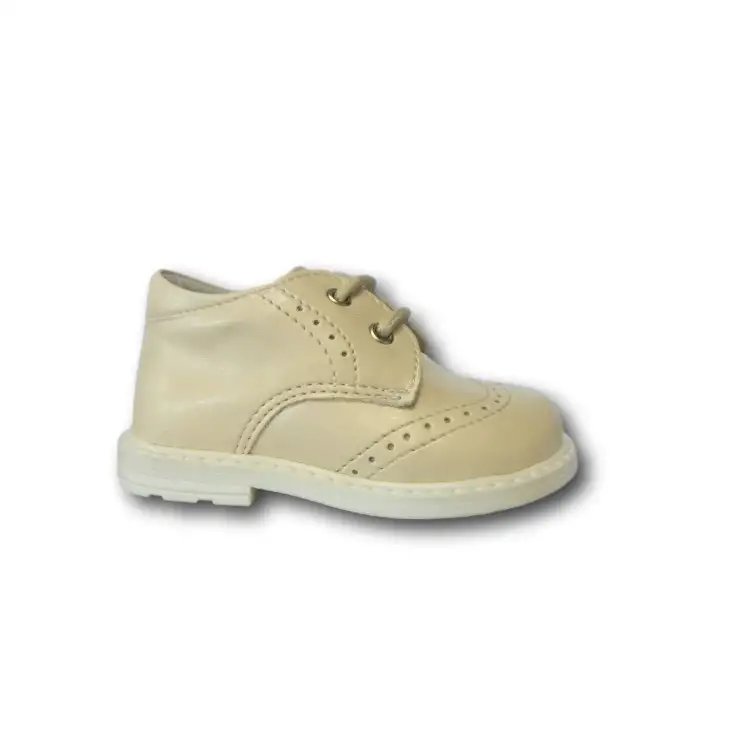 Gallo Luxury 1047 Scarpe Bambino Primi Passi Cerimonia Sposa Paggetto Beige